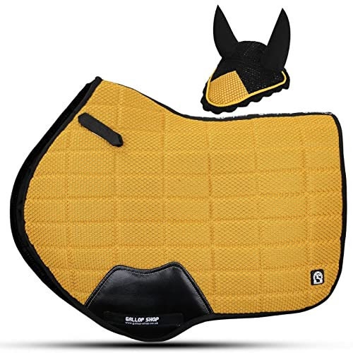 Gallop shop air pro close contact mesh saddle cloth/numnah saddle pad/saddle pad set